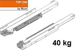 Korpusschienen Legrabox Tip-On 40kg