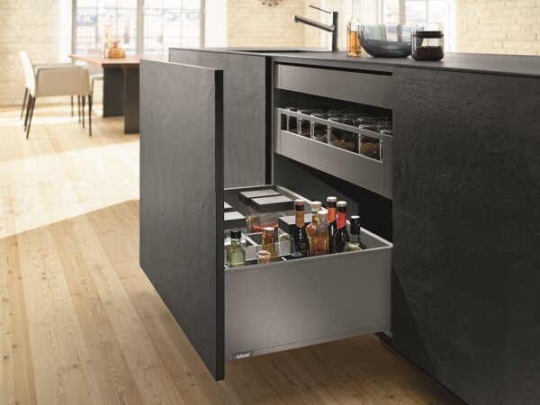 770F5502S blum LEGRABOX pure, oriongrau matt  Zarge F=239,9mm, NL=550 mm