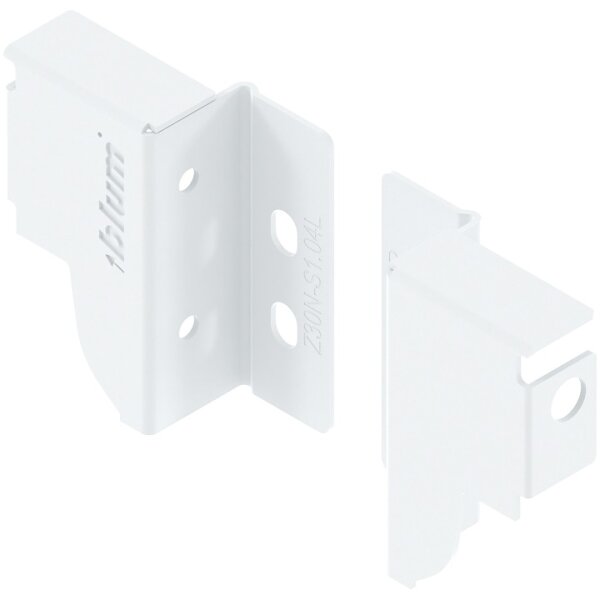 Z30N000S.04 TANDEMBOX Holzrückwandhalter, seidenweiß, Höhe N=81,5 mm