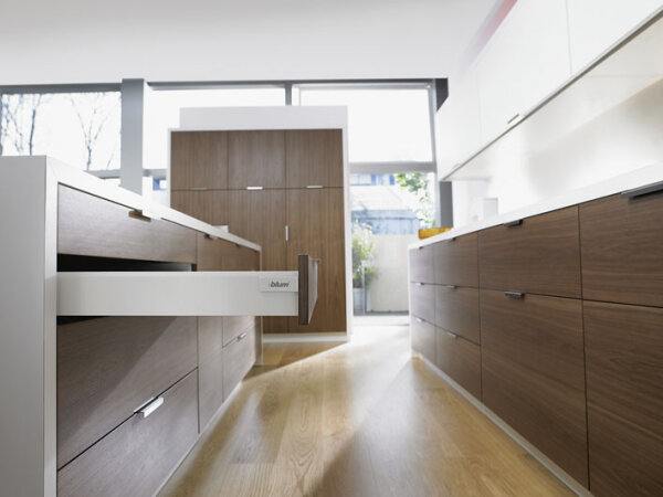 378M4002SA TANDEMBOX antaro Zarge M=83mm, NL=400mm, RAL 9006 weißaluminium