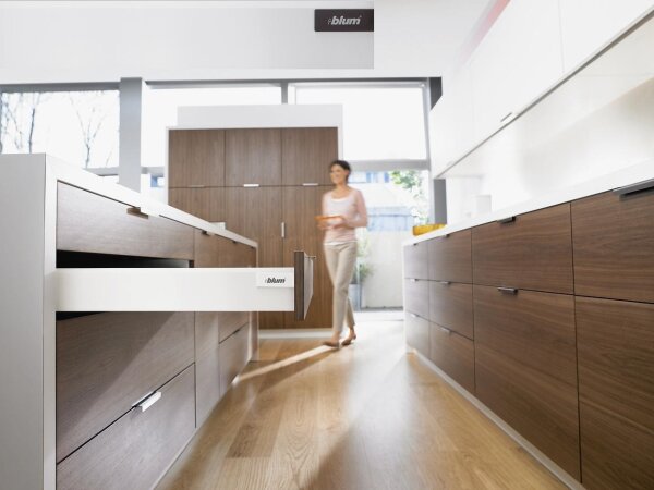 Bausatz Tandembox Antaro, Zargenhöhe M=83 mm, mit Korpusschiene 30/65 kg Blumotion