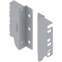 Z30K000S TANDEMBOX Holzrückwandhalter, weißaluminium, Höhe K=128,5 mm