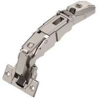71T7550 CLIP top 0-Einsprungscharnier 155°, Eckanschlag, mit Feder, zum Anschrauben