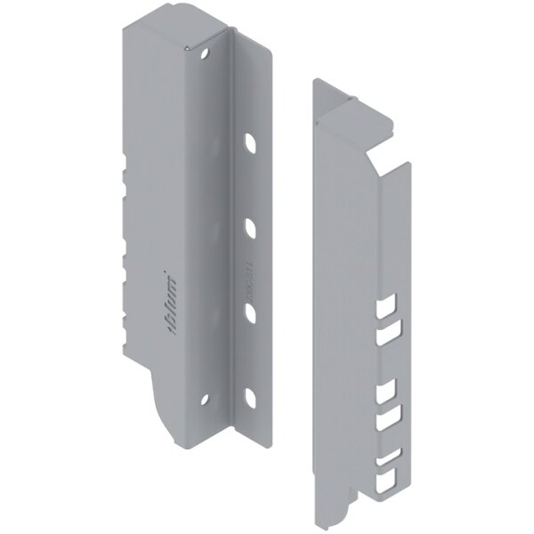 Z30C000S TANDEMBOX Holzrückwandhalter, weißaluminium, Höhe C=192mm