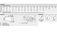 70T4500CTL CLIP top CRISTALLO-Scharnier, 110°, gerade, ohne Feder, Topfbefestigung: Kleben