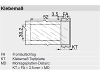 70T4568C CRISTALLO Topfplatte für...