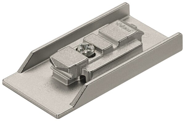 175M4C20N CRISTALLO-Montageplatte, zum Kleben, für Glas- und Spiegelseiten, gerade, Zink, HV: 2-teilig, 175M4C20N