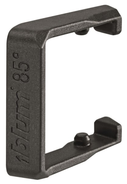 70T4503blum Öffnungswinkelbegrenzer 85° für Cristallo und Scharniere für dünne Türen, 70T4503