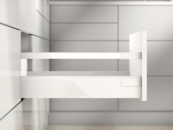 Bausatz Tandembox Antaro, Systemhöhe C=192 mm mit Reling, mit Blumotion, Korpusschiene 30/65 kg, für Tip-On-Blumotion geeignet