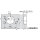 79T9590B CLIP top Stollenscharnier 95°, innenliegend, mit Feder, Topfbefestigung: Inserta