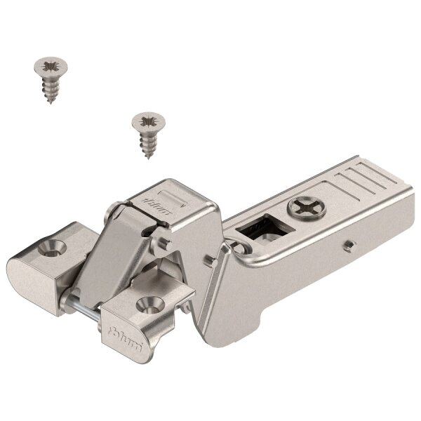 71T970A CLIP top Alurahmenscharnier 95°, Innenanschlag, mit Feder, Topf: Schrauben