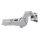71T970A CLIP top Alurahmenscharnier 95°, Innenanschlag, mit Feder, Topf: Schrauben