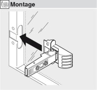 71T950AB CLIP top Alurahmenscharnier 95°, Eckanschlag, mit Feder, Topf: Schrauben, für Blumotion 973A