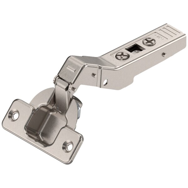 78A9658.T CLIP top 95° Winkelscharnier +45° I, halbaufschlagend, ohne Feder, Topf: Schrauben