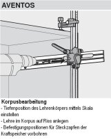 65.1000.01 Universal-Stangenlehre AVENTOS, CLIP top...