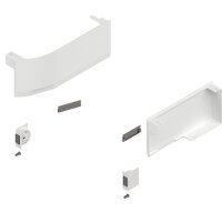 AVENTOS HK top Hochklappe, Abdeckkappenset, inkl. Auslöseschalter, li/re, für SERVO-DRIVE seidenweiß 23K8000