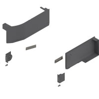 AVENTOS HK top Hochklappe, Abdeckkappenset, inkl. Auslöseschalter, li/re, für SERVO-DRIVE tiefgrau 23K8000