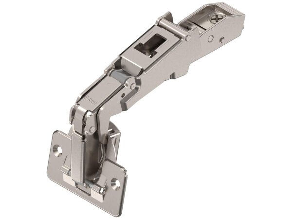 70T6550TL CLIP top Weitwinkelscharnier 170°, Eckanschlag, ohne Feder, Topf: Schrauben