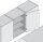 70T6550TL CLIP top Weitwinkelscharnier 170°, Eckanschlag, ohne Feder, Topf: Schrauben