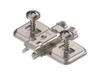 173S6100 CLIP Montageplatte, 0 mm, Stahl, Spax-Schrauben,...