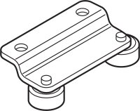 298.2500 Türabweiser mit Rolle für Metabox...