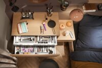 ZI7.0M07 Mitnehmer für Innenschubkasten LEGRABOX/MERIVOBOX, seidenweiß