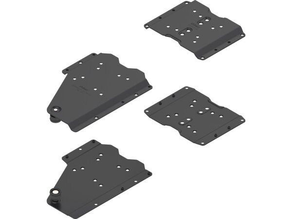 802V680B.R1 REVEGO duo, Pocketverbinder-Set für Anw. ohne Sockel für Pocketseitendicke 18-19 mm, rechts, schwarz