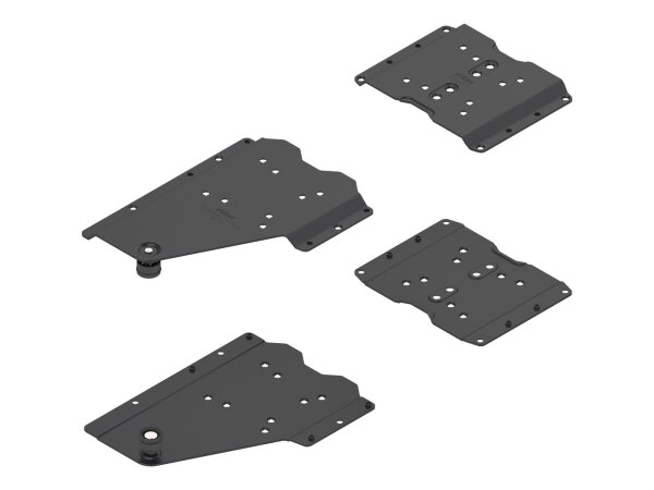 802V680B.L1 REVEGO duo, Pocketverbinder-Set für Anw. ohne Sockel für Pocketseitendicke 18-19 mm, links, schwarz