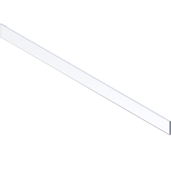 ZE4L1058G MERIVOBOX Einschubelement, vorne niedrig, Höhe E (75 mm), KB=1200 mm (18/19 mm), Glas klar