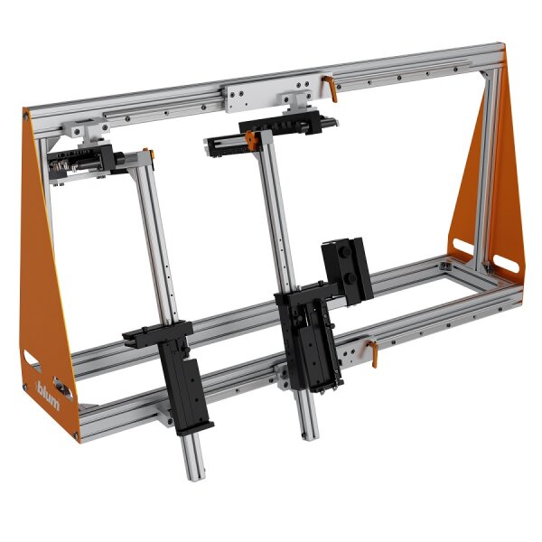 ZMM.2500 BOXFIX plus, Tischgerät, für LEGRABOX/MERIVOBOX/TANDEMBOX, pneumatisch, Montageart: Schrauben, KB von 250 bis 1200 mm