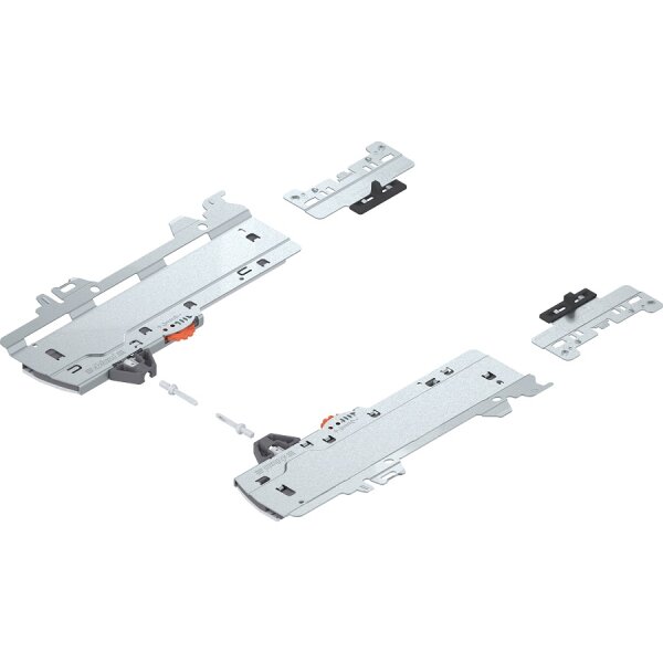 T60H4340 TIP-ON BLUMOTION Einheit für MERIVOBOX, Typ L1, NL=350-600 mm, 0-20 kg, li/re inkl. Adapter