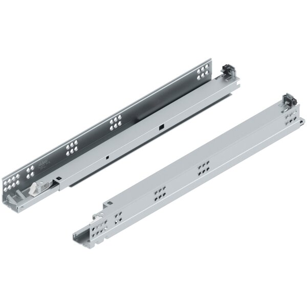 560H5500T TANDEM plus TIP-ON Vollauszug, Führung, 30 kg, NL=550 mm, mit Kupplung, links/rechts