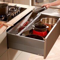 AMBIA-LINE Querrelinghalter für MERIVOBOX, für Reling, Reling mit Einschub, BOXCAP