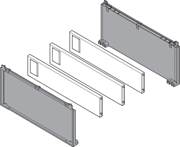 ZC7B0200S AMBIA-LINE Flaschenset, für LEGRABOX/MERIVOBOX, Schubkastenrahmen Breite 200 mm