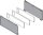 ZC7B0200S AMBIA-LINE Flaschenset, für LEGRABOX/MERIVOBOX, Schubkastenrahmen Breite 200 mm