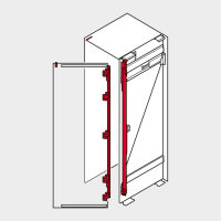 801T2250.R3 REVEGO uno, Scharnierträger Set,...