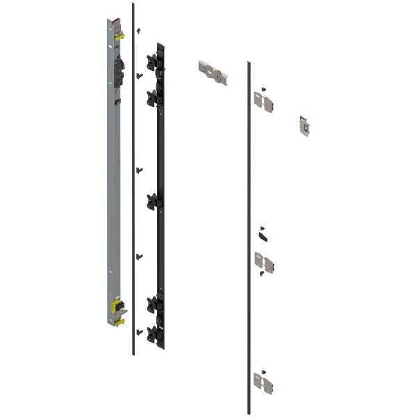 802T2100.L3 REVEGO duo, Scharnierträger Set, für Pockethöhe 2107–2256 mm, links