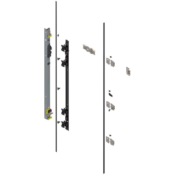 802T1500.L3 REVEGO duo, Scharnierträger Set, für Pockethöhe 1507–1656 mm, links