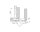 70T5590BTL CLIP top Standardscharnier 120°, gerade, ohne Feder, Topf: INSERTA