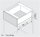 770C2702S blum LEGRABOX pure, carbonschwarz matt Zarge C=176,8mm, NL=270 mm