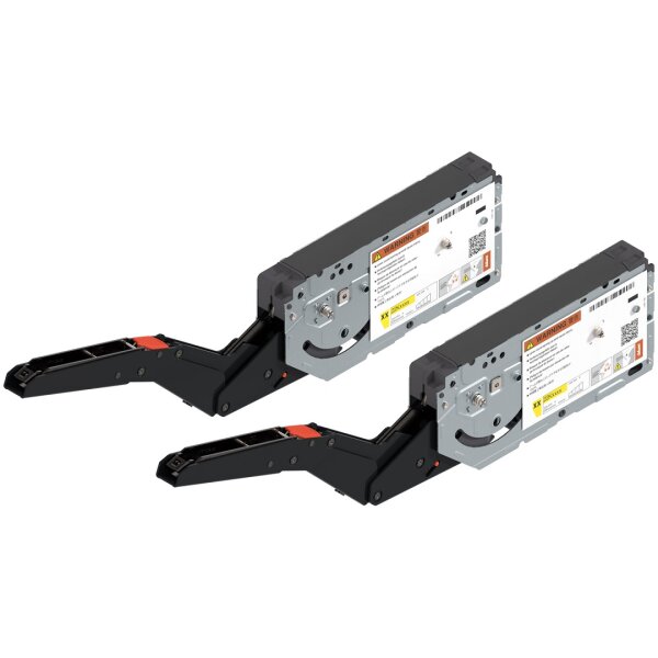 22K2910 ECS AVENTOS HK top Hochklappe, Kraftspeicher, LF=3200-9000 (bei 2 Stück), für SERVO-DRIVE geeignet, mit System-Schrauben, eclipseschwarz