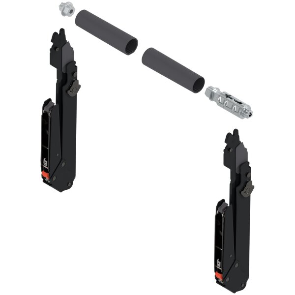22L3500 ECS AVENTOS HL top Hebelpaket, KH=340-389mm, symmetrisch, für SERVO-DRIVE geeignet, eclipseschwarz
