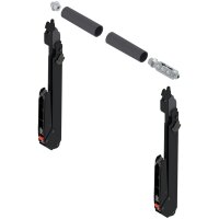 22L3800 ECS AVENTOS HL top Hebelpaket, KH=390-540mm, symmetrisch, für SERVO-DRIVE geeignet, eclipseschwarz