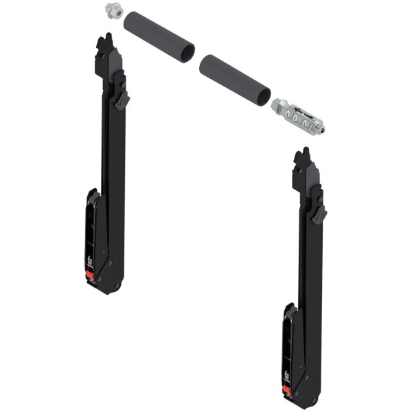 22L3900 ECS AVENTOS HL top Hebelpaket, KH=480-580mm, symmetrisch, für SERVO-DRIVE geeignet, eclipseschwarz