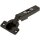 70T5550.TLOX CLIP top Standardscharnier 120°, Eckanschlag, ohne Feder, Topf: Schrauben, onyxschwarz