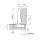 70T5550.TLOX CLIP top Standardscharnier 120°, Eckanschlag, ohne Feder, Topf: Schrauben, onyxschwarz