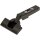70T5590BTL onyx CLIP top Standardscharnier 120°, gerade, ohne Feder, Topf: INSERTA, onyxschwarz
