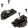 175H5B00 onyx CLIP Montageplatte, gerade, 0 mm, Zink, zum Schrauben, HV: Exzenter, links/rechts, für schmale Alurahmen