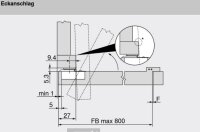 38B355BF22 COMPACT BLUMOTION Scharnier, 1 3/8" oder...