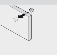 295.1000 Frontverstellbeschlag zum Einpressen